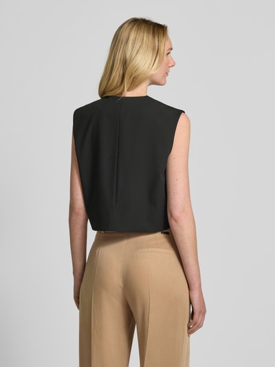 Jake*s Collection Gilet met kapmouwen Zwart - 5