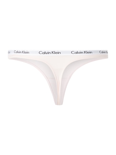 Calvin Klein Underwear String van een mix van katoen en elastaan  Roze - 3