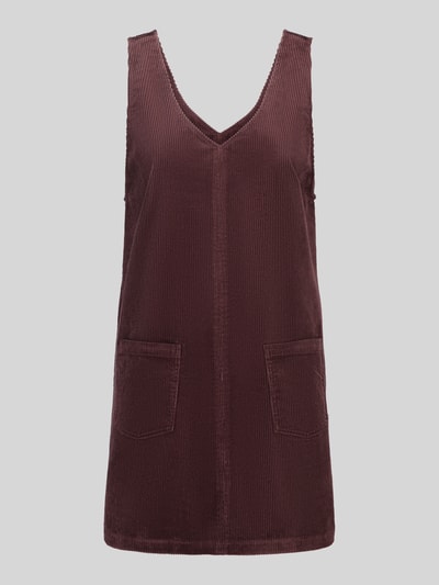 Marc O'Polo DENIM Minikleid aus Cord mit aufgesetzten Taschen Dunkelbraun 2