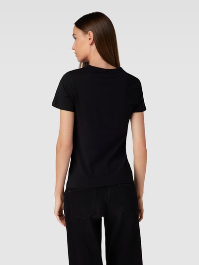 HUGO T-Shirt mit Label-Print Modell 'Classic' Black 5