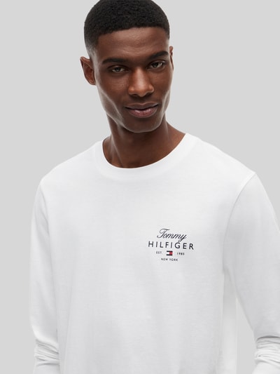 Tommy Hilfiger regular fit shirt met lange mouwen van puur katoen Wit - 3