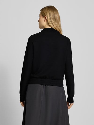 Marc Cain Sweatshirt met ribboorden Zwart - 5