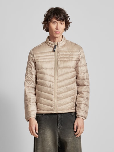 Jack & Jones Steppjacke mit Stehkragen Modell 'HERO' Beige 4