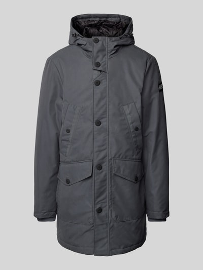 s.Oliver RED LABEL Regular fit parka met capuchon Zwart - 2