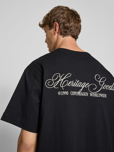 Jack & Jones T-Shirt mit Label-Stitching Black 3