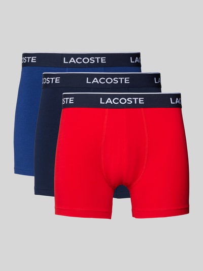 Lacoste Trunks mit elastischem Logo-Bund Rot 1