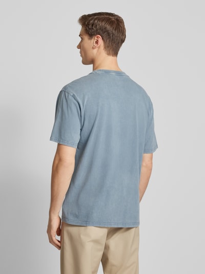 Dickies T-shirt met labelstitching, model 'PLENTYWOOD' Petrol - 5