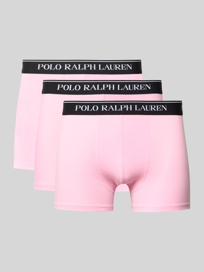 Polo Ralph Lauren Underwear Boxershort met elastische band met logo in een set van 3 stuks Lichtroze - 1