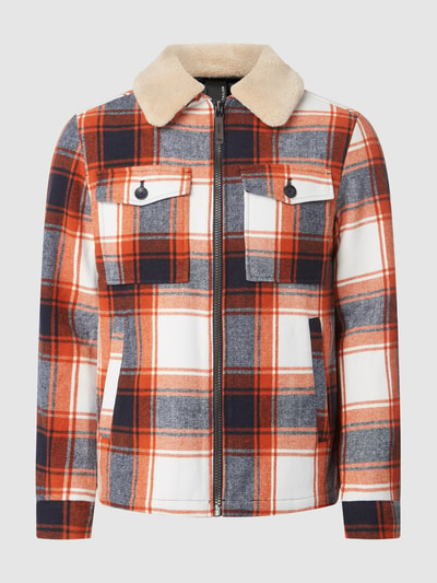 Tom Tailor Jacke mit Tartan-Karo  Offwhite 1