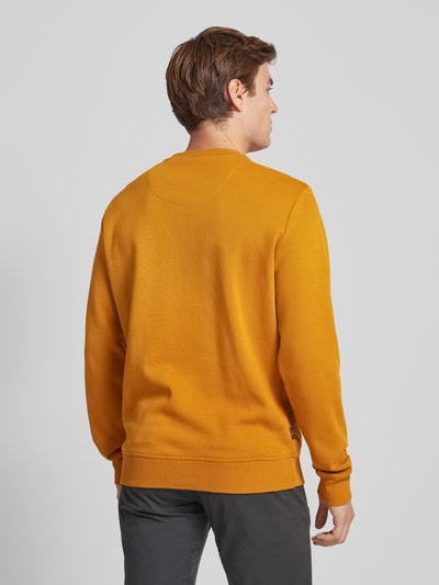 PME Legend Sweatshirt mit Label-Stitching Orange 5