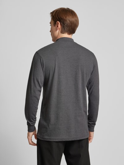 RAGMAN Longsleeve mit gerippten Abschlüssen Anthrazit 5