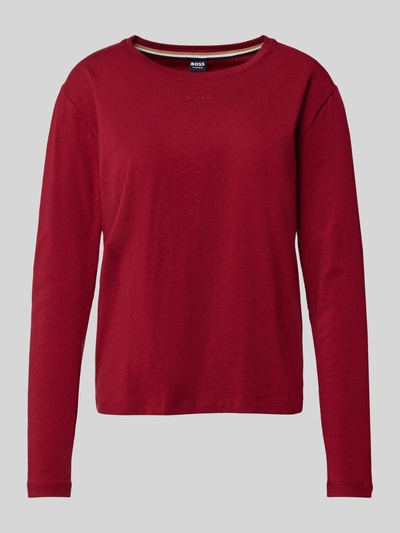 BOSS Regular Fit Pyjama-Oberteil aus Baumwoll-Mix  Rot 2