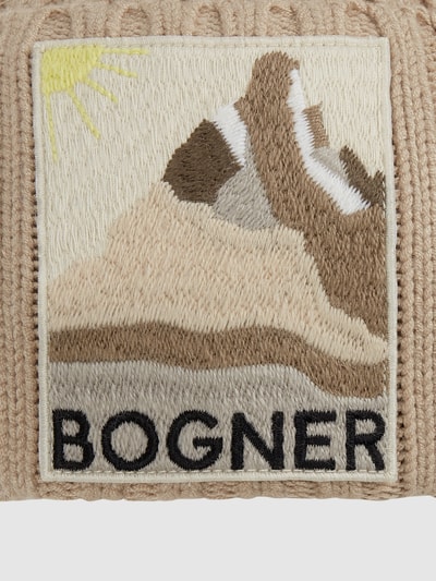 BOGNER Czapka z logo model ‘Bony’ Beżowy 2