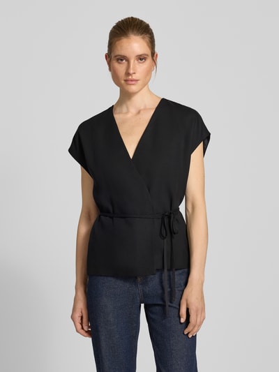 Jake*s Collection Gilet met tailleriem Zwart - 4