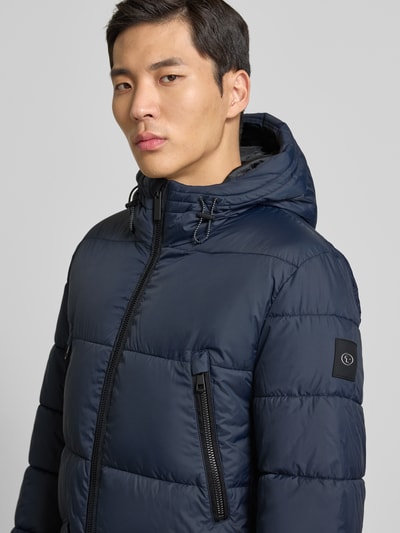 Tom Tailor Regular Fit Steppmantel mit Kapuze Marine 3