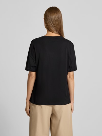 Liu Jo White T-shirt met motiefpatch Zwart - 5