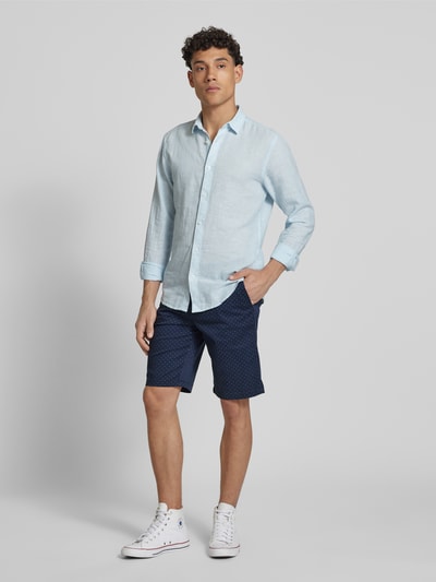 Jack & Jones Regular Fit Shorts mit Eingrifftaschen Modell 'BOWIE' Dunkelblau 1