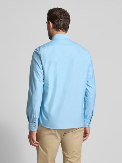 BOSS Regular fit vrijetijdsoverhemd van puur katoen, model 'LIAM' Aquablauw - 5