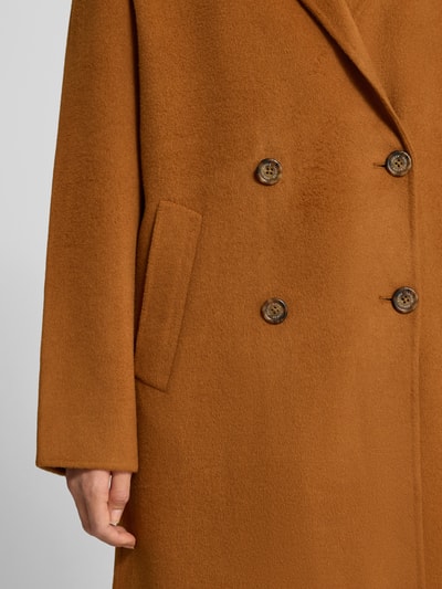 Lauren Ralph Lauren Lange jas van linnenmix, model 'DAWLEY' Camel - 3