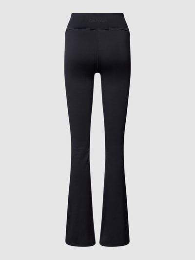 Calvin Klein Performance Legginsy o rozkloszowanym kroju z elastycznym pasem Czarny 3