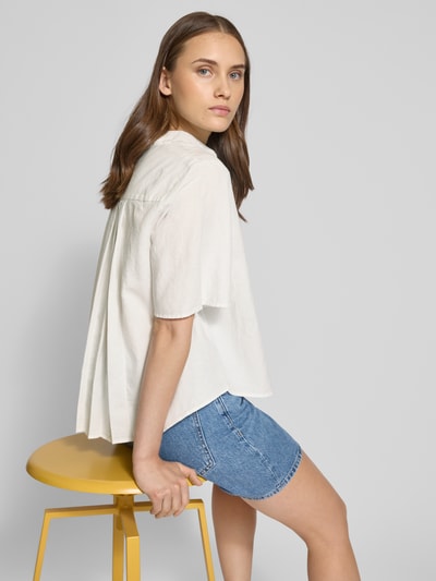 Marc O'Polo Denim Hemdbluse mit Knopfleiste Weiss 3