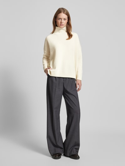 Weekend Max Mara Strickpullover mit Stehkragen Modell 'BORGIA' Offwhite 1