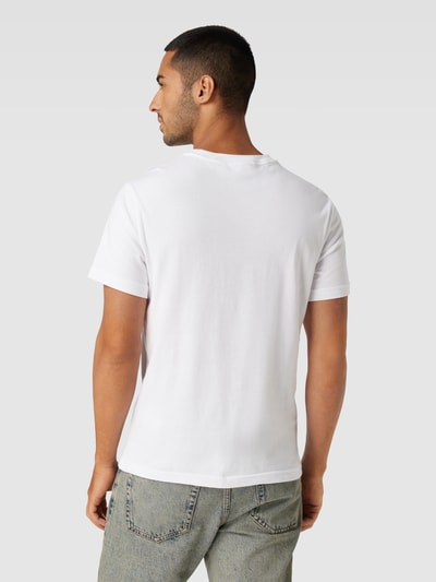 CK Calvin Klein T-Shirt mit Label-Print Weiss 5