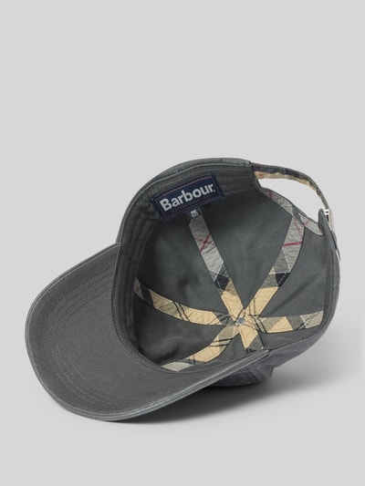 Barbour Basecap aus reiner Baumwolle Modell 'CASCADE' Hellgrau 2