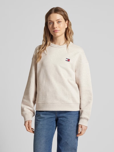 Tommy Jeans Sweatshirt mit gerippten Abschlüssen Beige 4