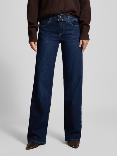 Angels Wide Leg Jeans mit Gürtel Modell 'LIZ BELT' Dunkelblau 4