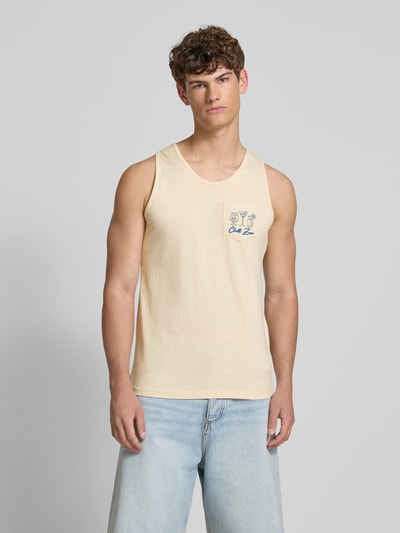 Blend Tanktop mit Brusttasche Modell 'UERIK' Sand 4