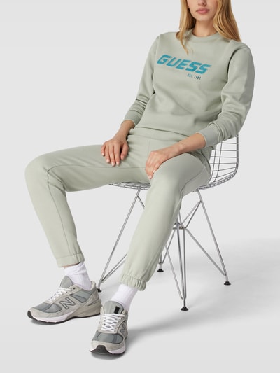 Guess Sweatpants mit elastischem Bund Modell 'ALLANIS' Mint 1