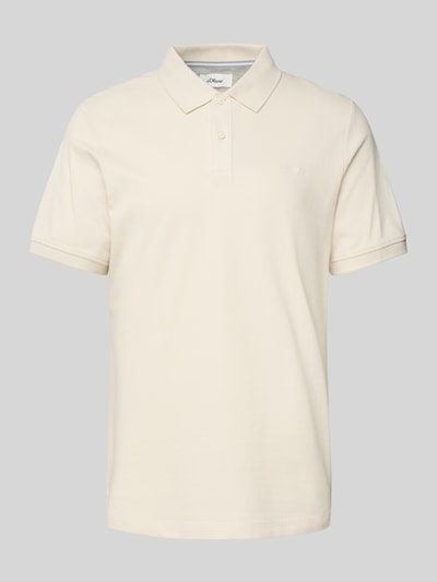 s.Oliver RED LABEL Regular fit poloshirt van puur katoen Beige - 2