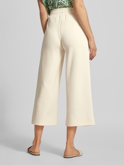 Soyaconcept Spodnie dresowe z szeroką nogawką i tunelem model ‘Banu’ Złamany biały 5