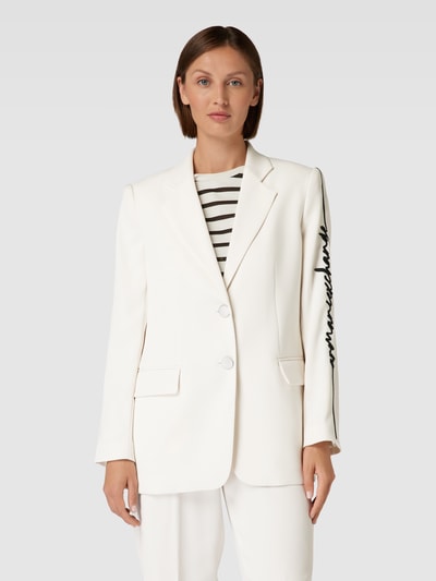 ARMANI EXCHANGE Blazer mit Pattentaschen Ecru 4