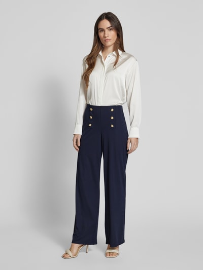 Lauren Ralph Lauren Stoffen broek met steekzakken, model 'CORYDON' Marineblauw - 1