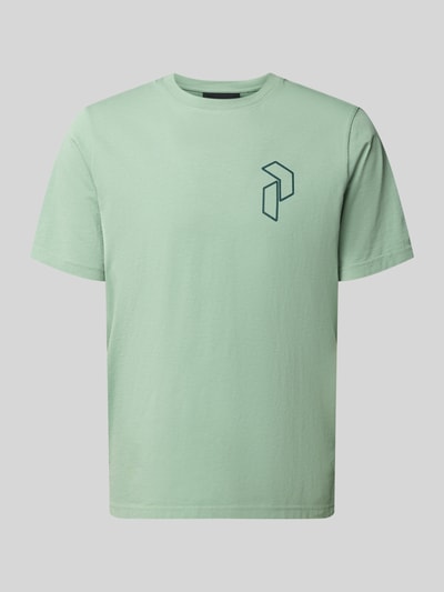 Peak Performance T-Shirt mit Label-Print und Rundhalsausschnitt Schilf 2