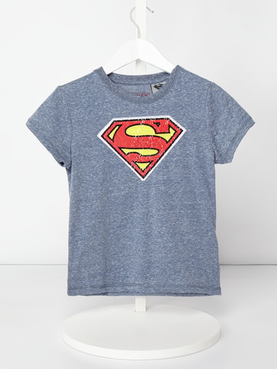 Review for Kids T-Shirt mit Motiv aus Wende-Pailletten Jeansblau 1