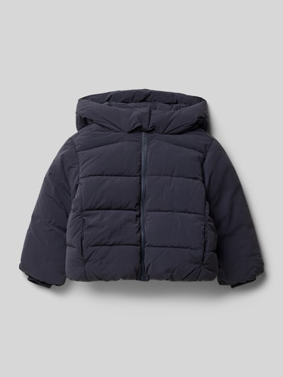 Mango Steppjacke mit Eingrifftaschen Modell 'valeria' Marine 1