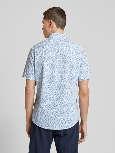 Lerros Slim fit vrijetijdsoverhemd met all-over print Wit - 5