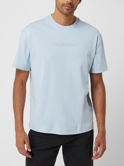 CK Calvin Klein T-shirt van katoen  Lichtblauw - 4