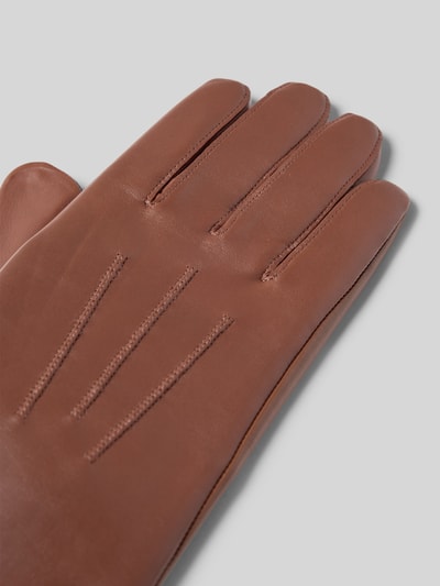 Roeckl Handschoenen van leer, model 'Antwerpen Touch' Cognac - 3