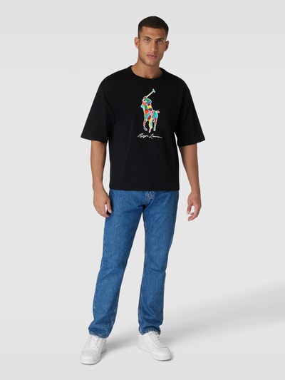 Polo Ralph Lauren T-shirt met logo- en labelprint Zwart - 1