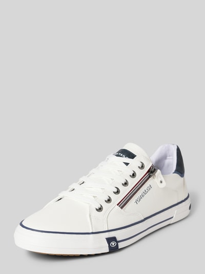 Tom Tailor Sneakers met ritssluiting Wit - 1