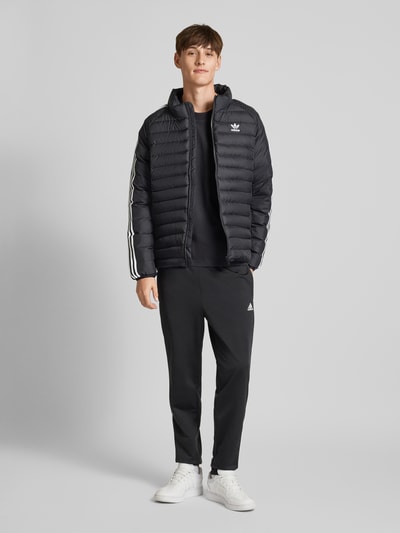 adidas Originals Gewatteerd jack met labelstitching Zwart - 1