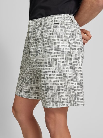 CK Calvin Klein Regular Fit Shorts mit Allover-Print Weiss 3