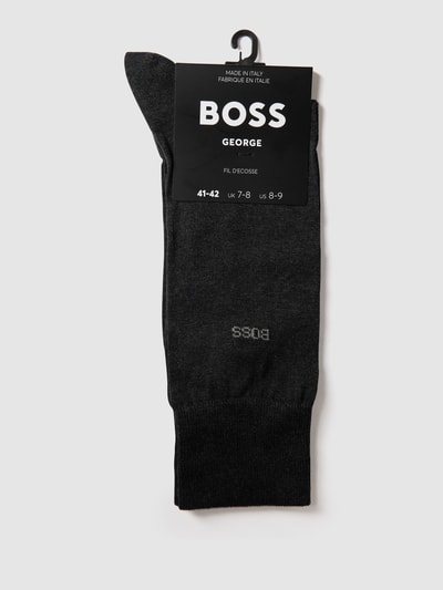 BOSS Socken mit Label-Print Anthrazit 3