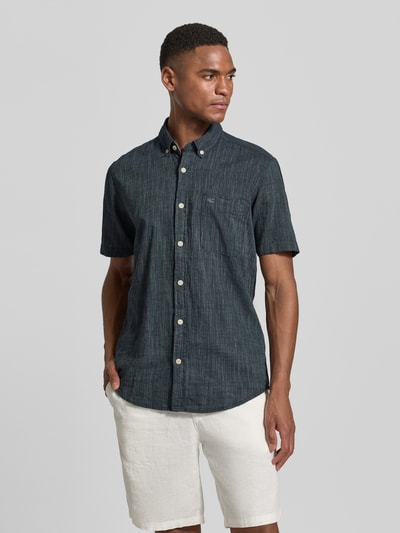 camel active Regular Fit Freizeithemd mit Button-Down-Kragen Marine 4