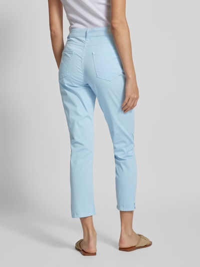 MAC Slim Fit Jeans in unifarbenem Design Modell 'MELANIE' Hellblau 5