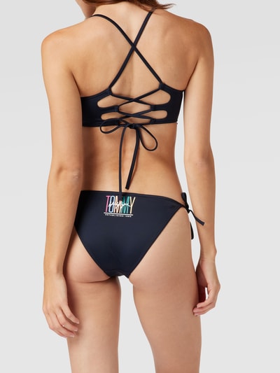 TOMMY HILFIGER Bikinibroekje met vetersluiting Donkerblauw - 4